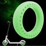 Shiny Solid Rubber Tire 8.5" x 2" - Green